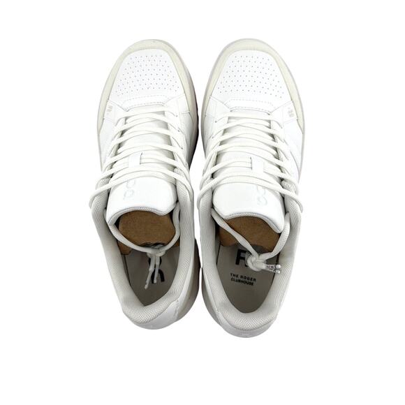 On Men\'s White Ivory The Roger Clubhouse Fashion Sneakers Size 10 main image 12